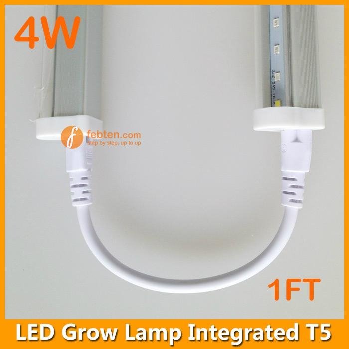 4W LED Grow Lamp Integrated T5 1FT 5