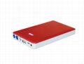 Slim car jump starter  multifunction power bank  6600mah 5