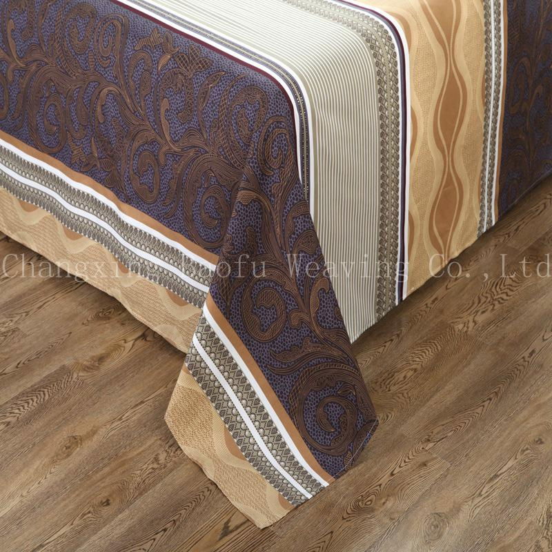 Brushed printing bedding sheet 2