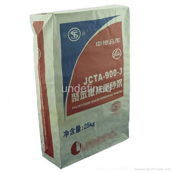 25kg mortar kraft paper bag mutilwall high strength