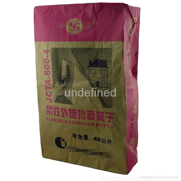 paper cement bag 50kg manufacturer with valve port 2