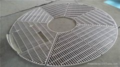 Aluminum round shape grating walkways