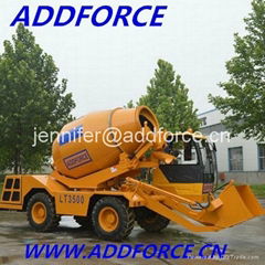 self loading mobile concrete mixer/concrete mixer pump/concrete mixer with pump