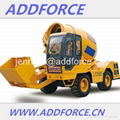 mobile self loading concrete mixer with diesel engine price list 1