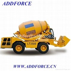 construction use self loading concrete mixer 