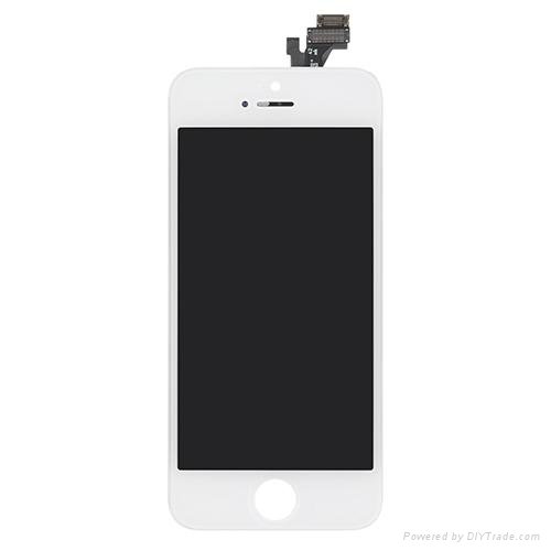 For Apple iPhone 5 LCD & Digitizer Assembly with Frame - White