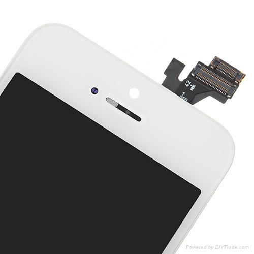 For Apple iPhone 5 LCD & Digitizer Assembly with Frame - White 2