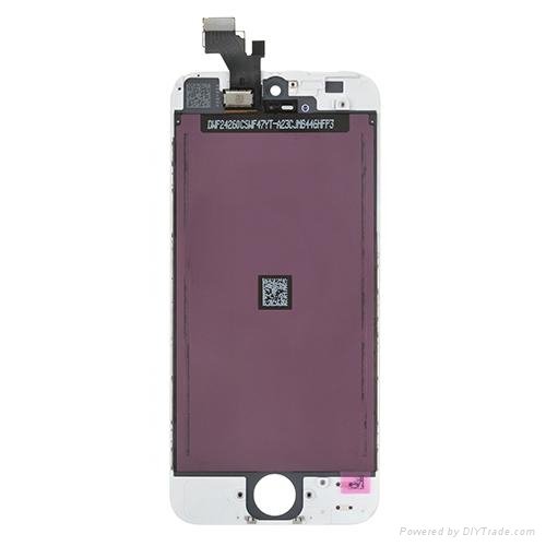 For Apple iPhone 5 LCD & Digitizer Assembly with Frame - White 3