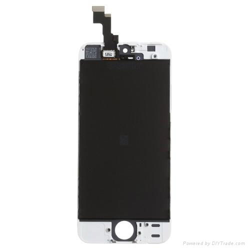 For Apple iPhone 5S LCD & Digitizer Assembly with Frame - White 2