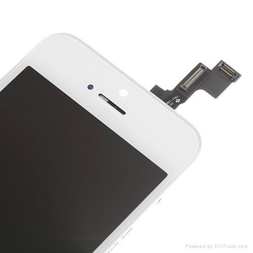 For Apple iPhone 5S LCD & Digitizer Assembly with Frame - White 4