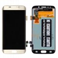 For Samsung Galaxy S6 Edge LCD & Digitizer Assembly - Gold - Samsung Logo - High 2