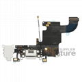 For Apple iPhone 6S Charging Port Flex Cable Ribbon - White