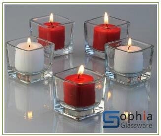 square candle holders