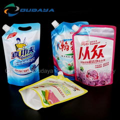 Detergent stand up pouch moisture proof