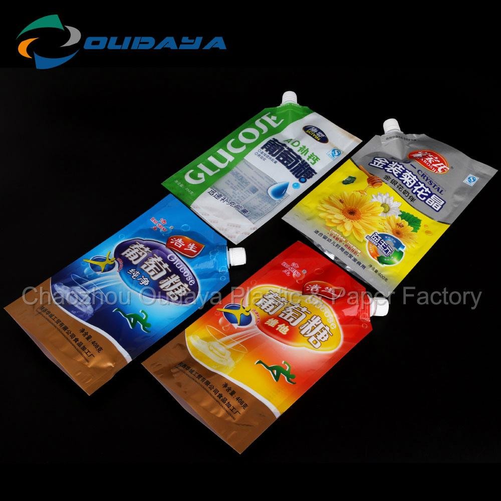 Glucose Stand Up Pouch With Transparent Window  2