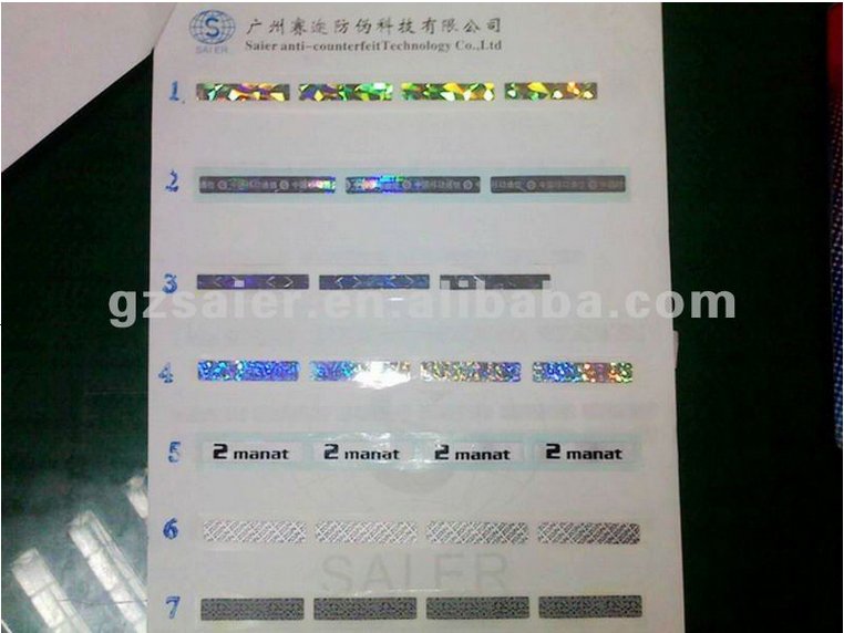 securtiy scratch label for paper pvc cards 3