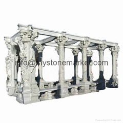 Natural Stone Marble Gazebo