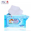 Best selling wholesale lemon scent restaurant wipe refreshing wet tissue paper 