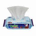 China factory OEM soft spunlace non-woven baby wet wipes 