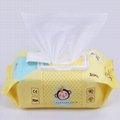 Baby flushable disinfectant antibacterial band facial cleaning 80 pcs water wipe 3