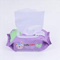 China factory bamboo non-woven organic baby wet wipes  3