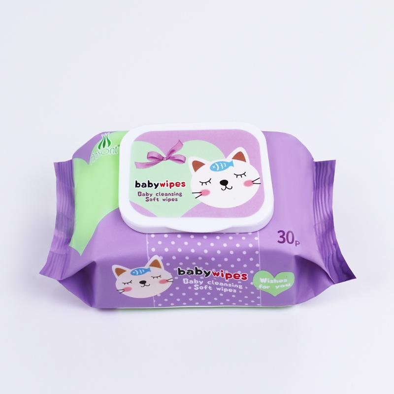 China factory bamboo non-woven organic baby wet wipes  4