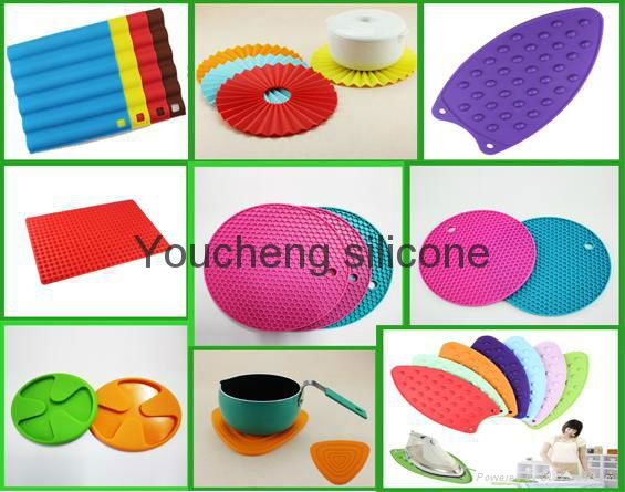 silicone heat insulated pad