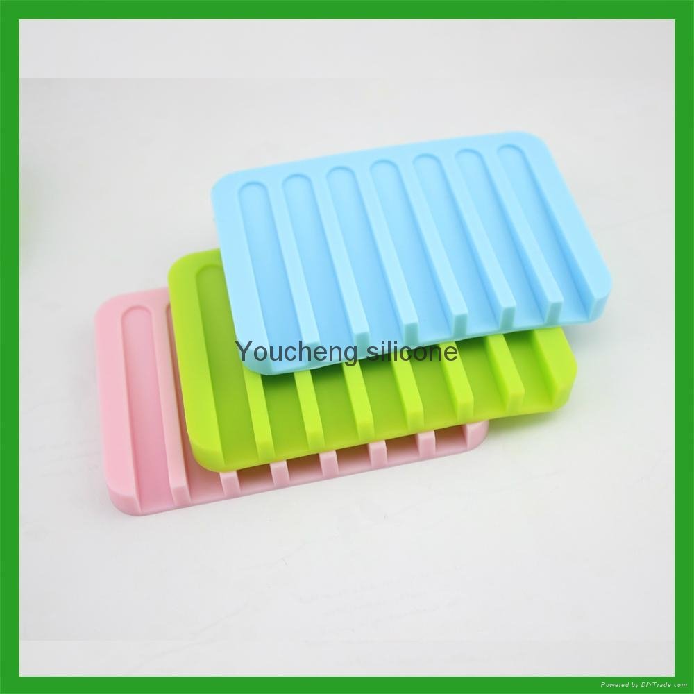 silicone draining soap box / Soap mat / Soap holder 2