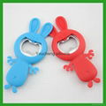 Silicone bottle opener