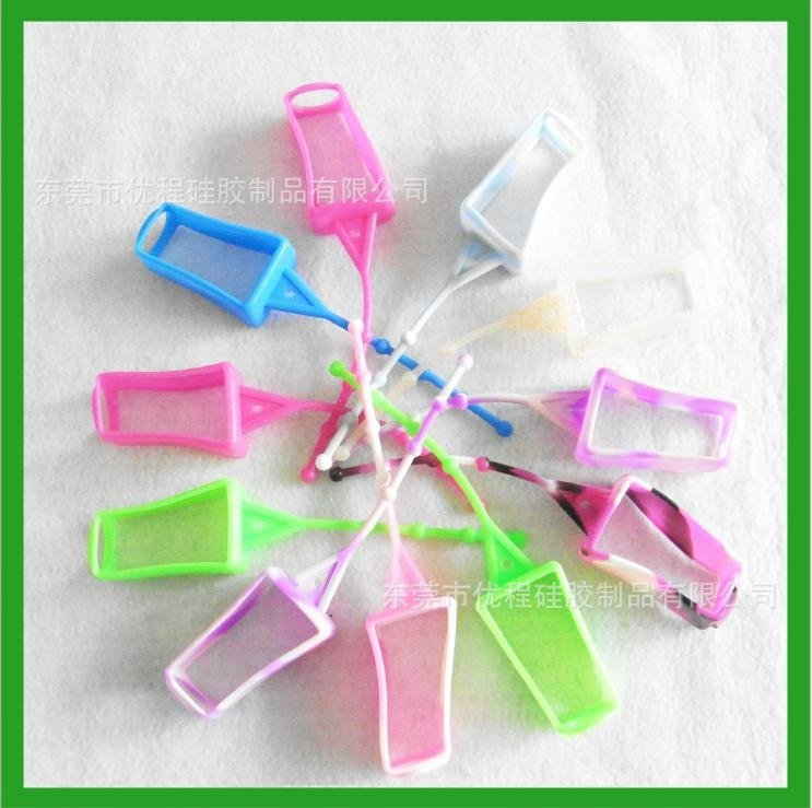 silicone perfume bottle cover/hand sanitizer holder 5