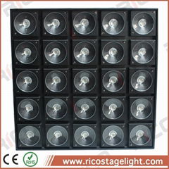 dj booth 25x10w rgbw 4in1 beam led matrix stage blinder light