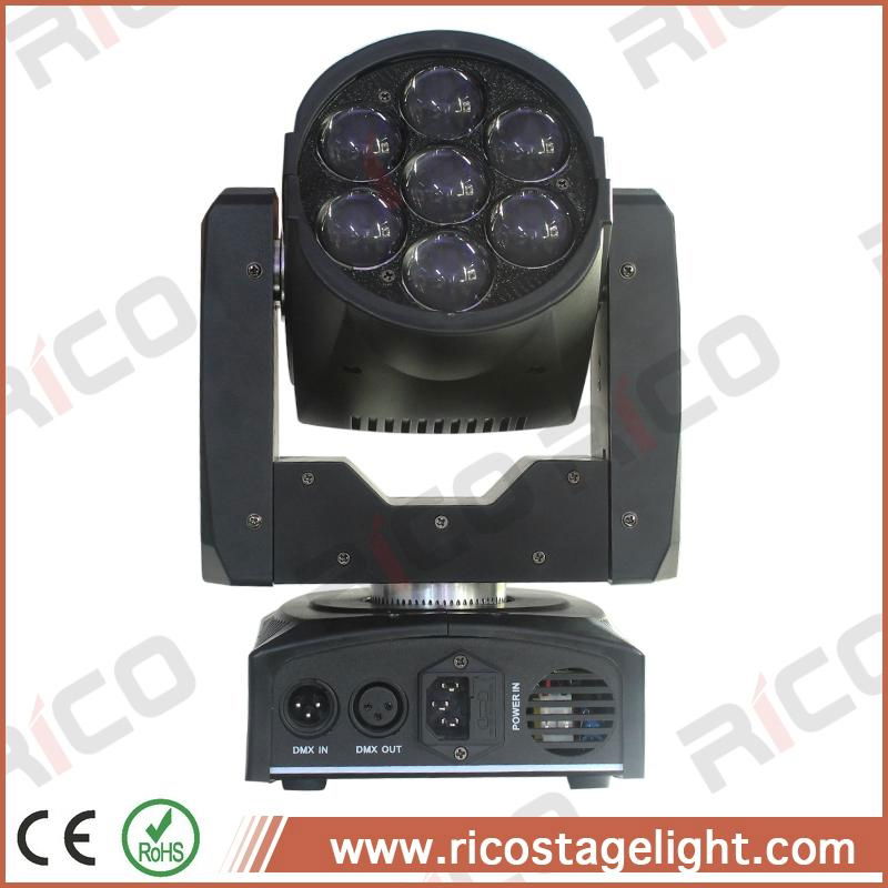 party lighting rgbw 4 in 1 zoom wash 7x12w mini led moving head 3