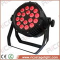 outdoor event light waterproof dimming 18x10w rgbq quad ip65 led par  2