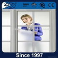 one way vision privacy heat reduction building film for door glass 2