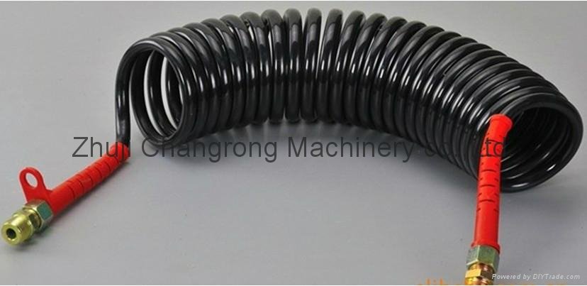 Changrong  auto pneumatic truck trailer air brake coil PA PU hose 2