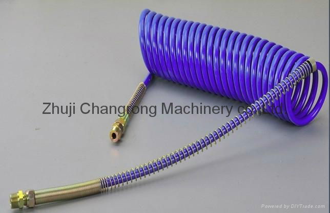 Changrong  auto pneumatic truck trailer air brake coil PA PU hose 3