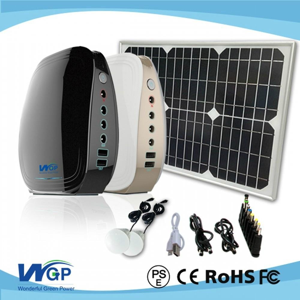 Low price China 10W potable solar energy system,solar power system for home