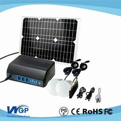 20-30W solar power system solar  portable kit for home use
