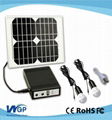 Portable solar panel system for remote areas home lighting 5