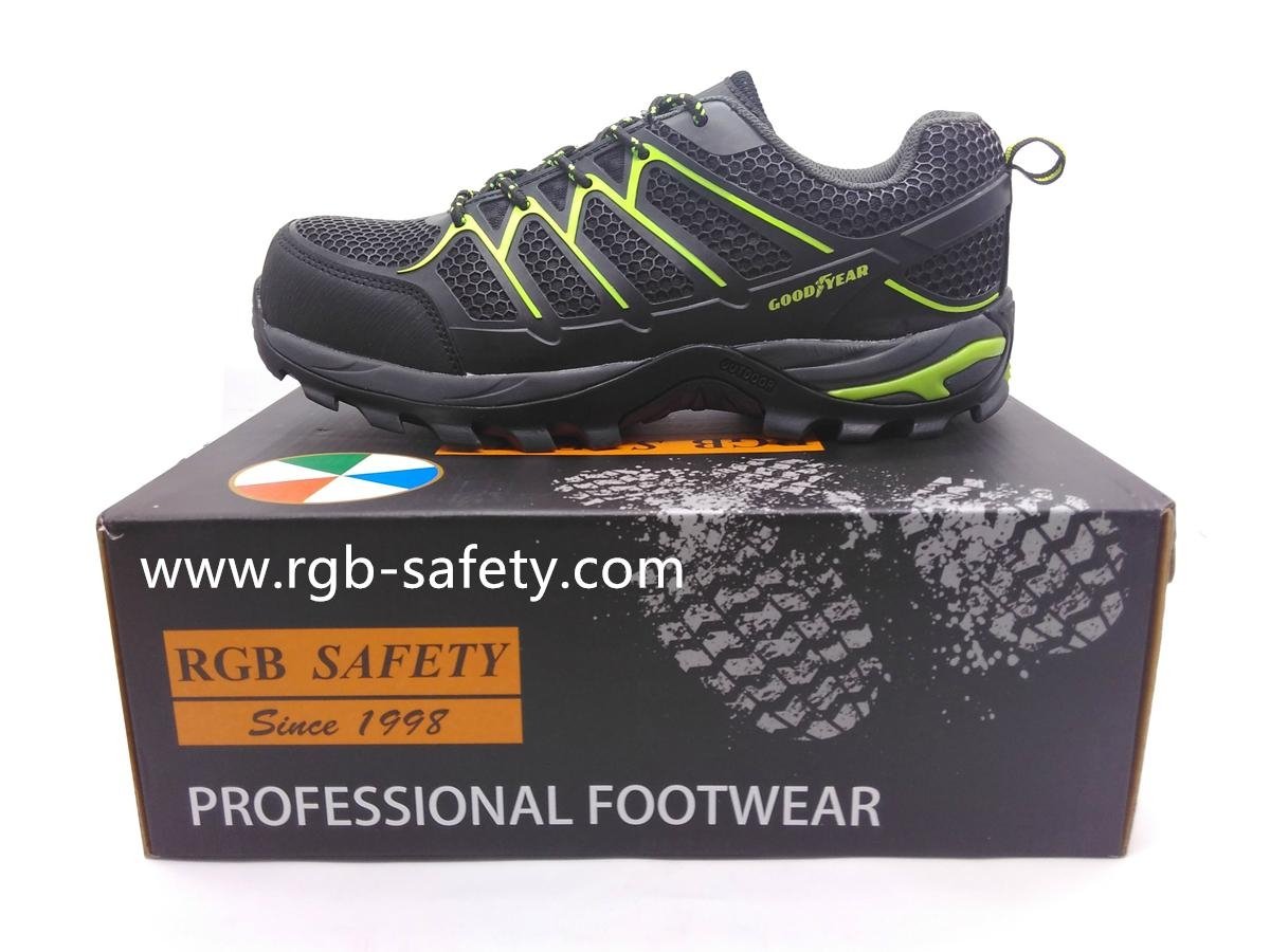 New KPU Upper S1P Lightweight Safety Trainer Shoes for Men SF-084 2