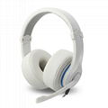  Elegant Wired PC Headset With Soft Leather Earpad 3