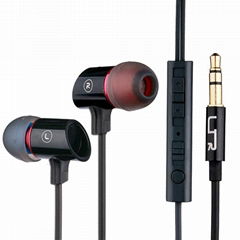 High quality Metal earphone for iphone