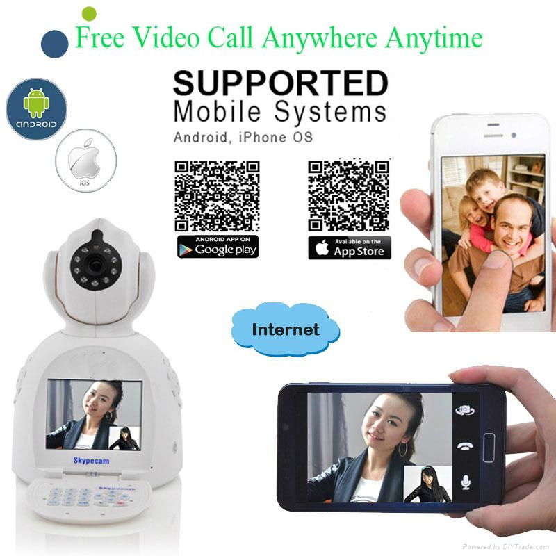 Ikevision IP003 Wifi Smart Phone Visual Video Call Home Alarm Camera 5