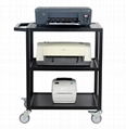 Three layers media laptop projector cart 2