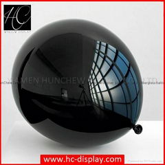 Supermaket Commercial Display Fiberglass Chrome Balloons for Cosmetic Store Disp