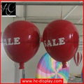 Supermaket Commercial Display Fiberglass Chrome Balloons for Cosmetic Store Disp 4