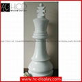 Hunchew Display Large Fiberglass Chess Set White Fiberglass Pawn in Height 62cm  3