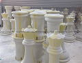 Hunchew Display Large Fiberglass Chess Set White Fiberglass Pawn in Height 62cm  2