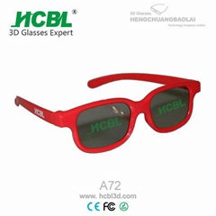 Circular Polarized 3D glasses for 3D cinemas RealD