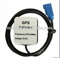 GPS tracker antenna with FAKRA C Female, RG174 coaxial cable with 3meters length